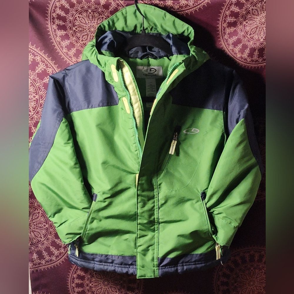 Sz 4/5 Champion C9 Youth Green and Navy Winter /Ski Jacket / Coat NWOT